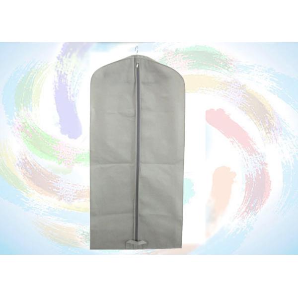 Non sacs antipoussière de textile tissé pour la couverture de costume avec la tirette