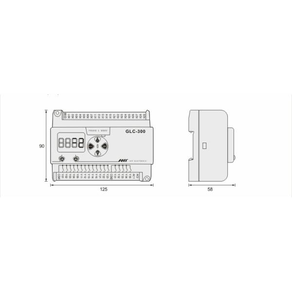ГЛК-300 Управление нагрузкой 220V 380V 2-5 этажный лифт Dumbwaiter Plc контроллер