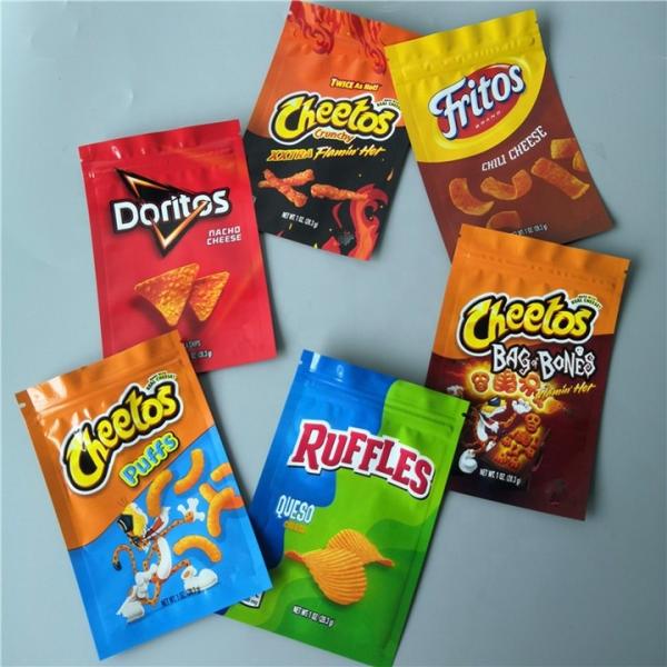3 Side Seal Mylar Aluminum Foil Bags 3.5g Heat Sealable Pouches