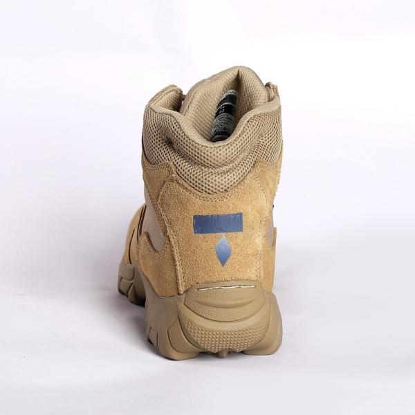 SHENGJIE Traction High Outdoor Shoes Suede Cow Leather Oxford Fabric Waterproof Hiking Boots