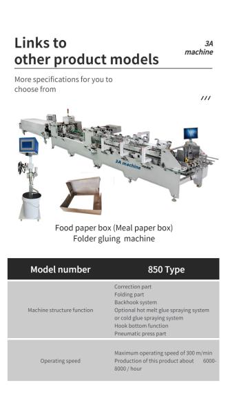 380v Gluer automático de folha flexível automático para máquinas de colagem de papel