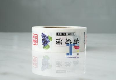 Full Color Printing PE Wine Sticker Label Last Long Water - Proof