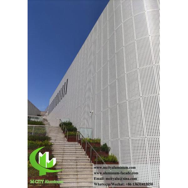 Panneaux en aluminium perforés pour écran métallique décoratif