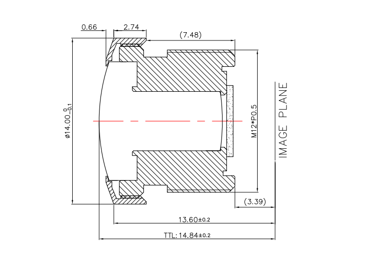 2MP Ultra Wide M12 Lens 2.6mm F2.0 160 Degree 4 Full Glass Mini Compact Pet Monitor Camera