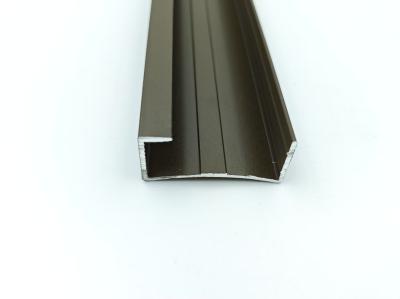 Anodized/alumina profiles bright shiny dyed anodized curtain track doors and windows aluminum profiles