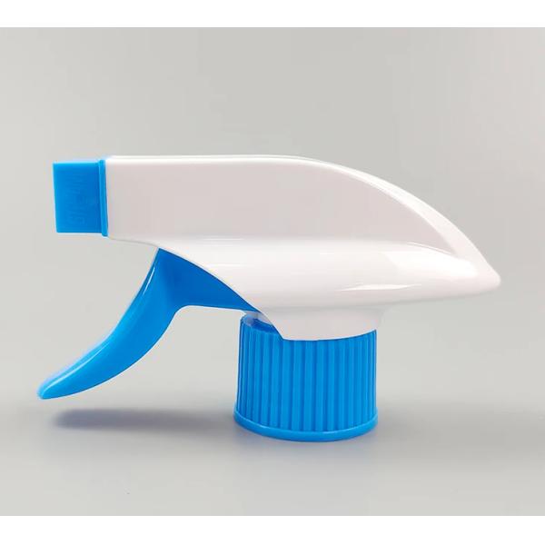 Blue White Color Plastic Trigger Sprayer 28mm for Daily Cleaning Household Cleaning