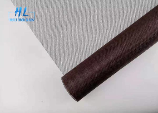 Fire Resistant Fiberglass Mesh Fabric Mesh Roll in Black/Grey