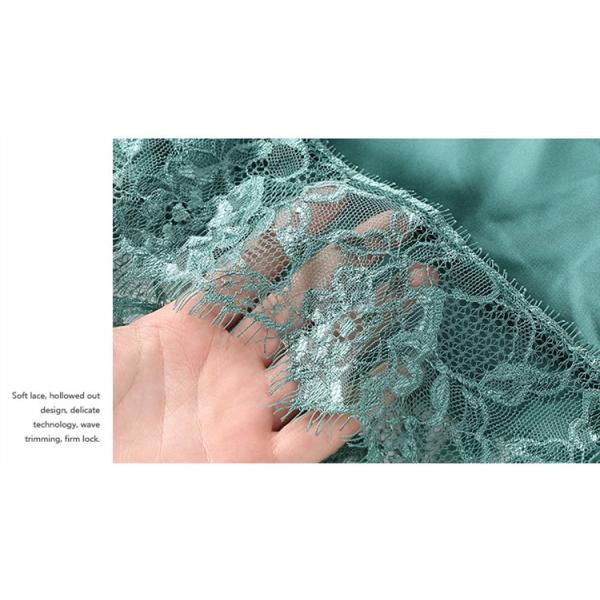 YUANTIAN QUICK DRY Satin Lace Sleepwear Pajamas Robes Sets For Ladies