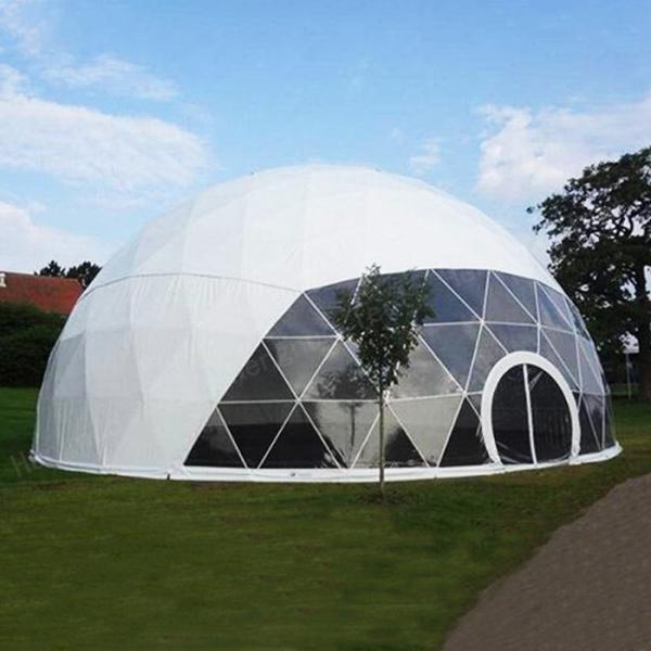 20m Large Geodesic Dome Tent Waterproof Hemisphere Outdoor Restaurant