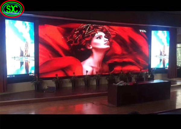 IP43 Indoor Full Color LED Display P6 LED Screen For Rental Or Fixing Usage
