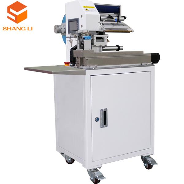 Automatic Power Cord Cable Labeling Machine with Motor Core Components Label Wrapping