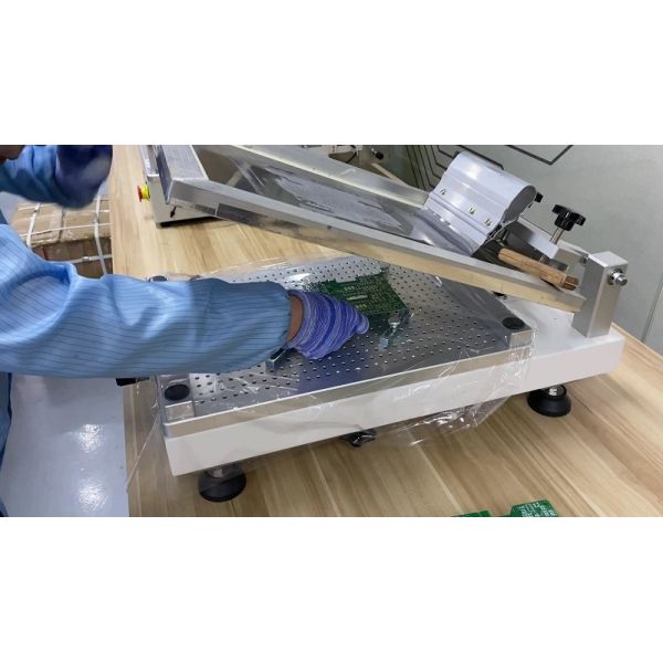 Better Design Manual Stencil Printer 4532 Oil Pressure SMT Silk Printer 45x32cm