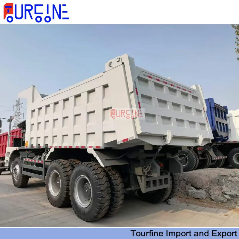 Heavy Duty Sinotruk HOWO 6X4 Mining Tipper Dump Truck 400HP 420HP 70-90 Ton Payload For Sale