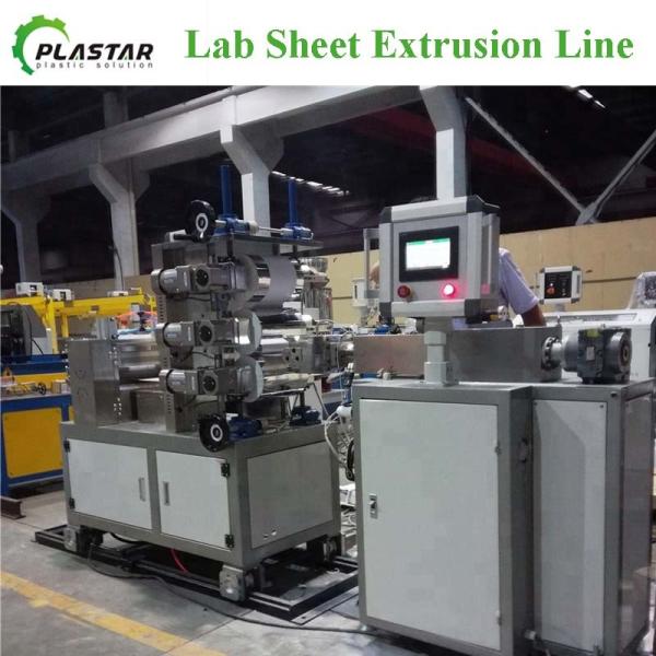 200mm Laboratory Machinery PP PE EVA PET Plastic Sheet Extrusion Line