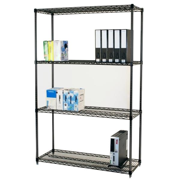 4 Layers Adjustable Rack Unit Office and Workshop Storage Shelving
