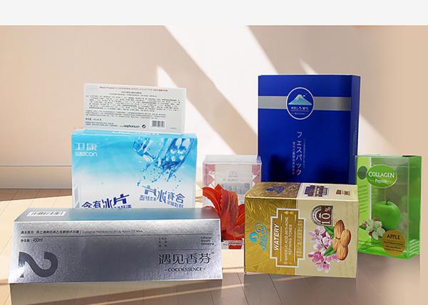 Os materiais Eco-amigáveis de empacotamento transparentes cortando da caixa cancelam caixas de presente do PVC