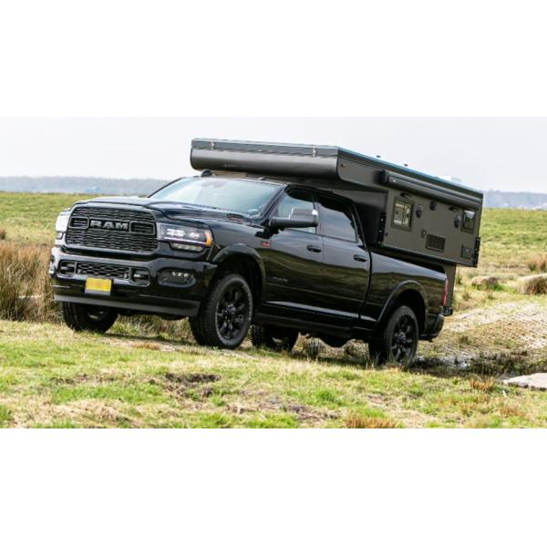 Topper Truck Travel Trailer Outdoor rv tous terrains pliable prennent le bruit 4x4 vers le haut de la remorque