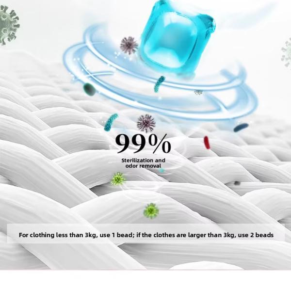 Factory Direct Sale Lavender Deep Cleaning Gel Pods with Low Foam Easy Rinse and Color Protection Laundry Pods