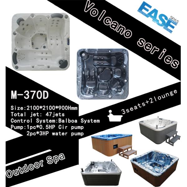 Tinas calientes del balneario del balboa de la bañera al aire libre de acrílico cómoda del masaje