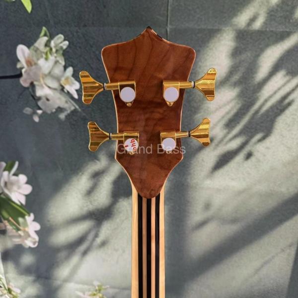 Custom Alembic Style Neck Through Body 4 Strings Electric Bass