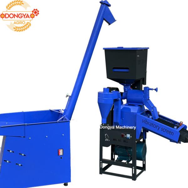 YIFENG AGRO Above 300kg Capacity 6N50L-2024 with Elevator Vibrant Rice Mill Machine Single Phase 4hp