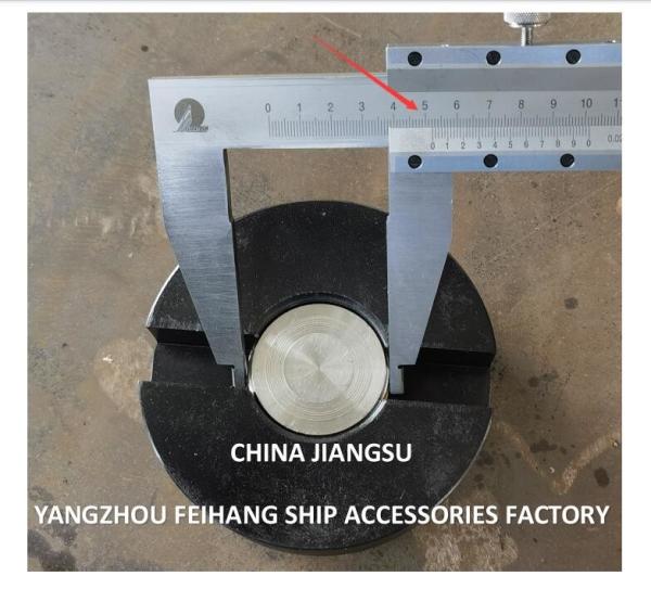 Ship'S Water Tank Bottom Plugs Model AW42-35N CB/T254-1997 With Stainless Steel Cock Carbon Steel Bottom Plate