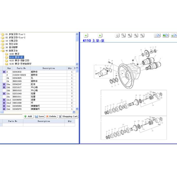 Части гидронасоса экскаватора A8VO160 покрывают для CAT E330 E330B