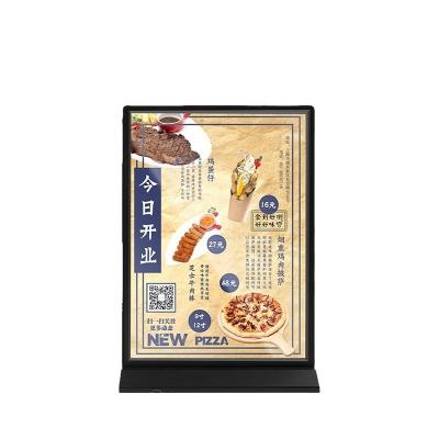 High View Angle A4 Desktop Acrylic LED Light Table for Shopping Mall Advertising