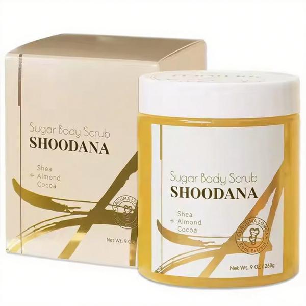 Private Label Body Scrub Turmeric Scrub Vegan Turmeric Vitamin C Exfoliating Skin Whitening Brightening Turmeric Face Body Scrub