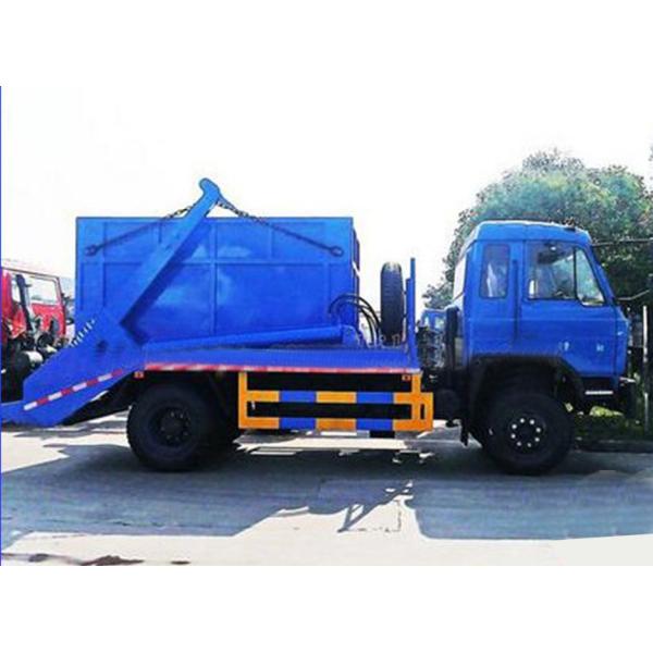 2 Axles 8 - 10cbm Waste Compactor Truck , 6 Wheels Garbage Collection Truck