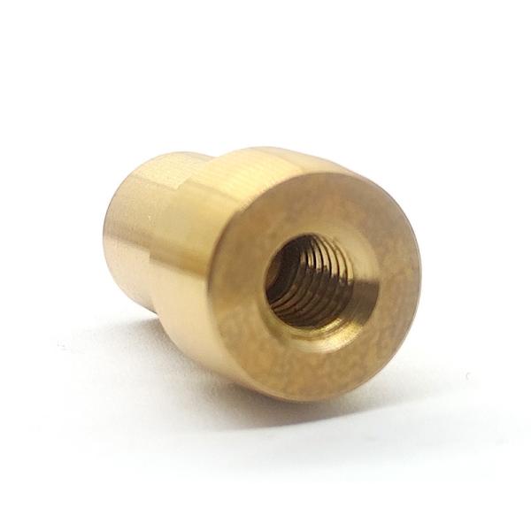 Gold Plated CNC Machining Turning Parts Brass Machined Components Terminal Connector
