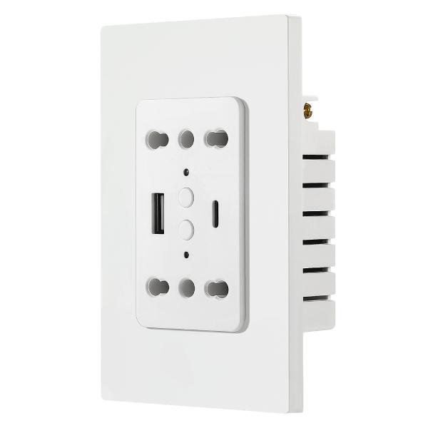 Dual Wifi Double Sockets 220V - 240V 50Hz / 60Hz Chile Wall Outlet