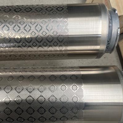 Textile Printing Machine Parts Coating Rotary Screen Carpets Printing Parts Customized Pattern 640 Repeat