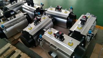 pneumatic control valves pneumatic actuator for butterfly / ball valves