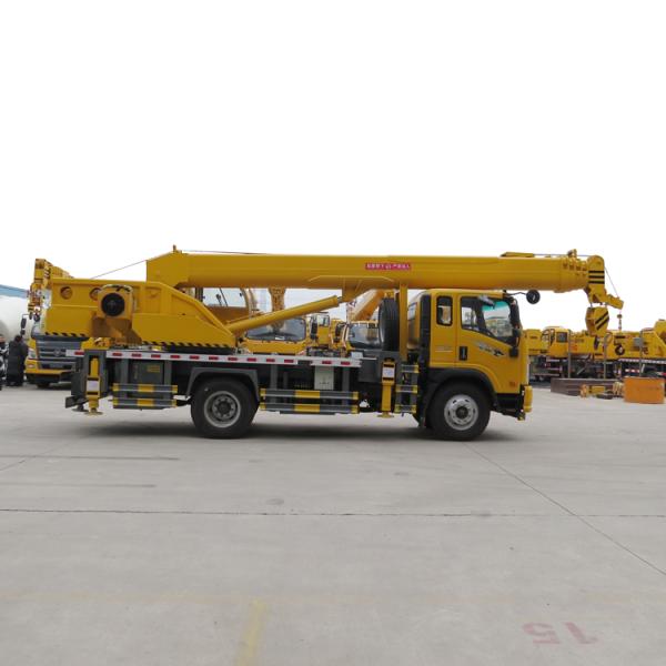 12 Ton Telescopic Boom Truck Crane Manual Hydraulic 12000KG Span 6600*5100mm