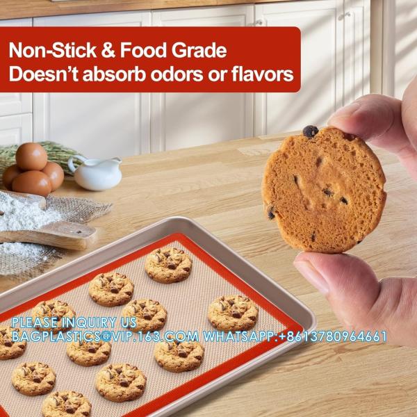 Silicone Baking Mat Roll -16IN X 10FT Non Stick Heat Resistant Food Grade Baking Mats, Reusable Freeze Dryer Mat