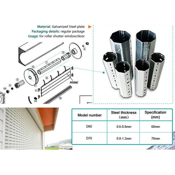 Shutter Door Octagonal Galvanized Steel  Tube Roll Forming  Machine