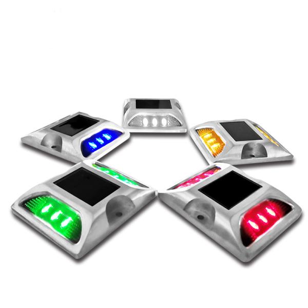 Предупреждающий дорожный конус высоковидимый алюминиевый дорожный козырь кошачьи глаза 100x100x25 мм для безопасности дорожного движения