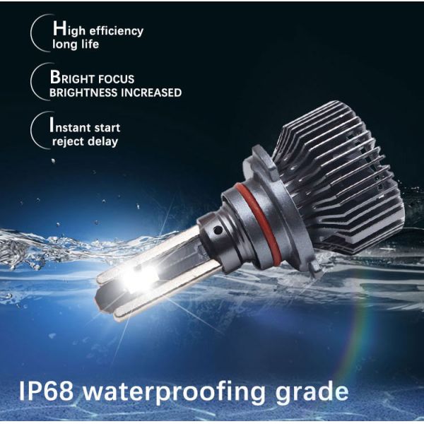High Performance 200W Led Headlight 12000Lm Brightness Led Headlights 9005 Car Led Headlight