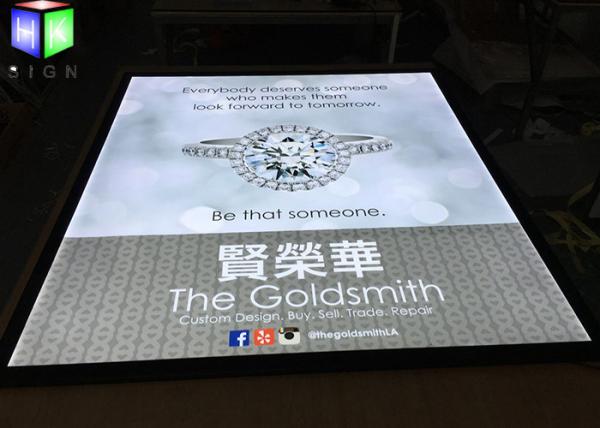 24 X 48 Single Side Magnetic Light Box Shopping Mall Advertising Sign