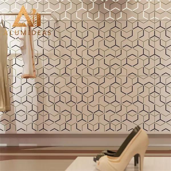 Aluminum interior wall panels