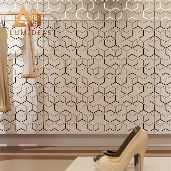 Metal divider panels