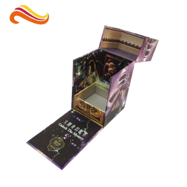 Caixas de cartão 1200gsm quadradas de revestimento UV da garrafa de perfume