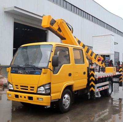Isuzu 18-20m Aerial Platform Truck Mounted Telescopic Boom Man Lift Truck