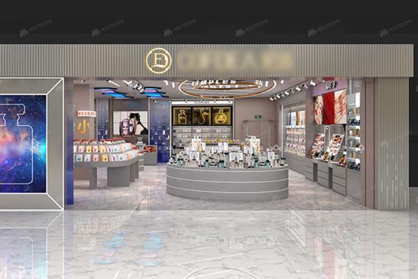 Diseño de gabinetes de belleza personalizados Casilla de 185m2 Muebles de exhibición de tiendas de cosméticos para diseño de tiendas de cuidado de la piel