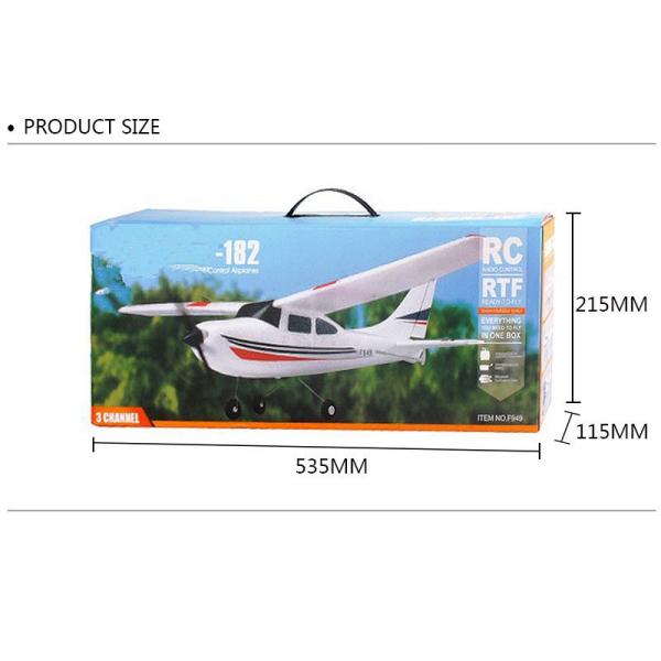 2.4G 3D6G 3Ch Fixed Wing Remote Control RC Airplane RTF Upgrade Version Digital Servo