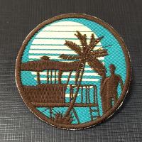 Écusson de broderie personnalisé en relief 3D LOGO Badges À coudre ou à repasser sur les patchs de vêtements