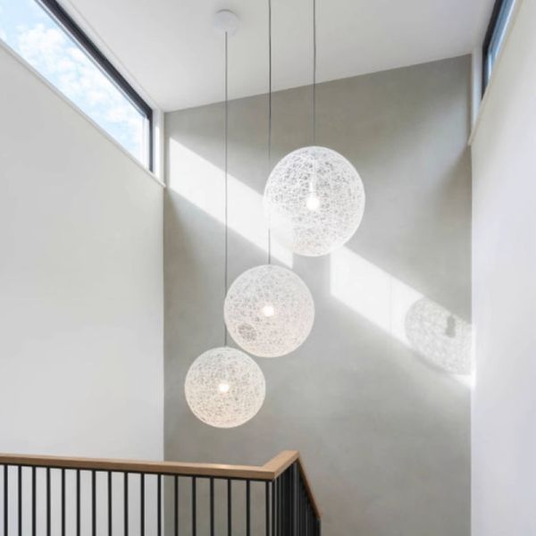 Loft Hanging Lamp Living Room Home Decoration Nordic Rattan Weaving Spherical Pendant light(WH-WP-145)