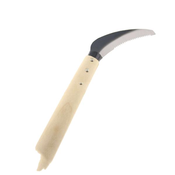 120pcs/ Carton Stainless Steel Serrated Sickle 0.3mm 10in Cleaning Grass Sickle