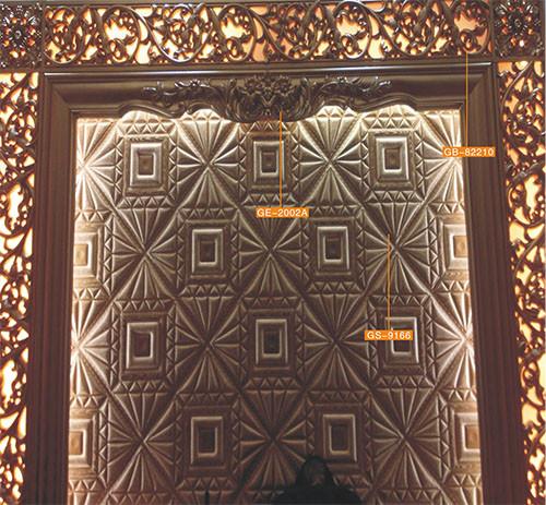 Cheap pu wall paneling for interior living room decoration